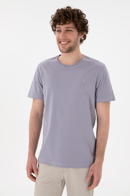 Erkek Regular Fit Bisiklet Yaka Gri Basic Ti__rt Sepette S_rpriz _ndirim - U.s. polo assn фото 4