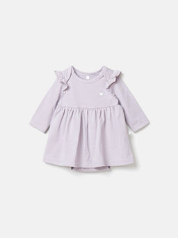 Платье-боди "Вереск" с вышивкой 0+