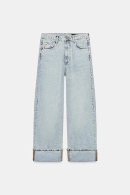 JEANS ZW COLLECTION BAGGY TIRO MEDIO / Azul claro - Zara фото 5