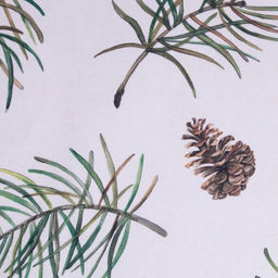 Шторы для кухни с подхватами Christmas tree, 145×180 см - 2 шт., габардин