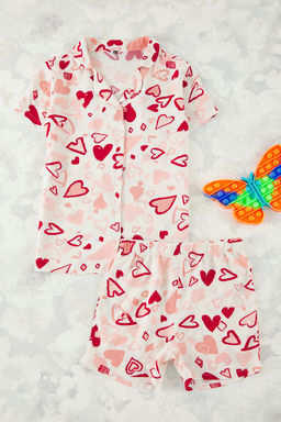 Cok Renkli K?z Cocuk Bask?l? Mini Me/Anne-K?z Orme Pijama Tak?m? TKDSS25PT00033 - Trendyolmilla фото 3