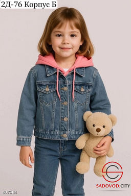 куртка джинсовая для девочки - Bruno фото 2