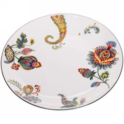 Цена за 2 шт. Тарелка керамическая "Paradise flowers" 25*2,2см