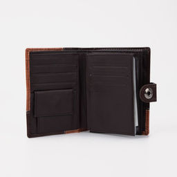 Обложка для автодокументов и паспорта, для купюр, карманы для карт, для монет, цвет коричневый - Simaland фото 3