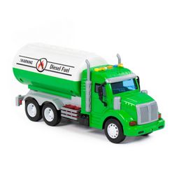 Профи, автомобиль с цистерной инерционный ( со светом и звуком) (зелёный) (в коробке) - Полесье фото 5
