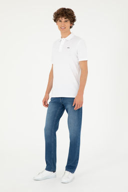 Футболка U.S. Polo Assn мужская белая из хлопка  фото 11