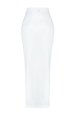 Plaj Giyim Ekru Dokuma Maxi Etek TBESS23ET00021