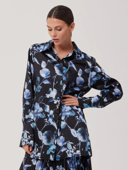 Рубашка женская 1231133008 dark navy