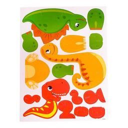 3D конструктор Весёлые зверята, динозавры - Unicon фото 2