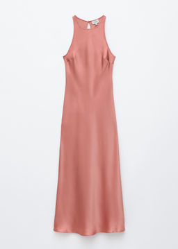 Vestido midi de sat?n sin mangas - H&m фото 2