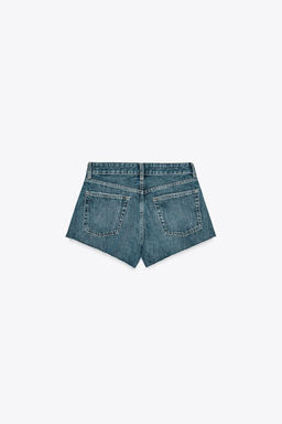 MID-WAIST TRF MINI DENIM SHORTS - Zara фото 13