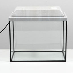 Аквариум «Прямоугольный» с крышкой, 30 литров, 40×23×32/37 см, беленый дуб