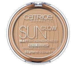 CATRICE Пудра компактная Sun Glow Matt Bronzing Powder с эффектом загара матирующая, 035 Universal Bronze  фото 4