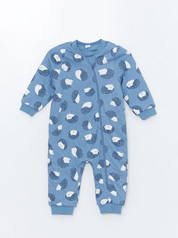 Bask?l? Erkek Bebek Tulum