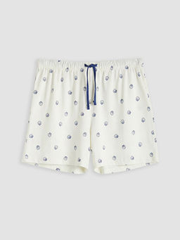 Bask?l? Kad?n ?ort Pijama Alt?