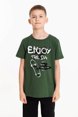 Футболка М225066Па хаки