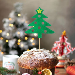 Шпажки из фетра Ёлочка, набор 3 шт.