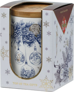 HILLTOP. Новый год. Керамика. Чайница Уютная Голландия 50 гр. чайница керам.