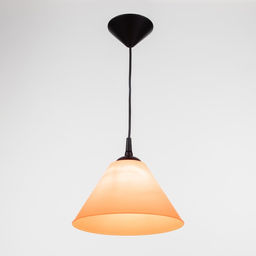 Подвес на потолок BayerLux «Конус», 1×15 Вт, Е27, черный/оранжевый, 25×25×15 см