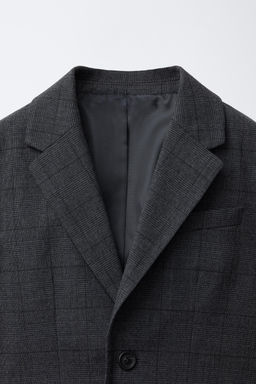 COMFORT CHECK SUIT BLAZER - Zara фото 3