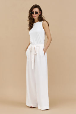 Брюки 0874 кремовый - Diliafashion фото 2