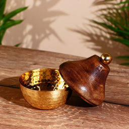 Миска, 10 см, с деревянной крышкой - Simaland фото 2