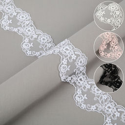 Кружево Gamma сетка 67 мм GKMB-6702M в рулоне 10 м 0.2