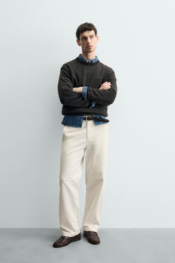 JERSEY ESTRUCTURA LAVADA ALGOD?N / Negro