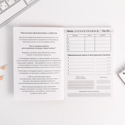 Блокнот для планирования финансов А6, 68 л «Превращай мечты в цели»