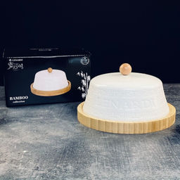 140-140 Масленка 20см BAMBOO в под.уп.(х16)Фарфор - Lenardi фото 2