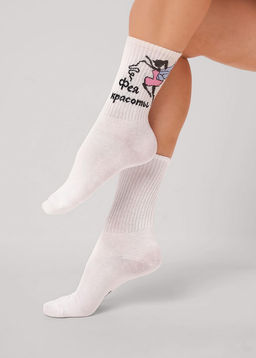 (CLE) Д5634 носки жен. 8 марта (ЧЗ)
