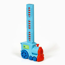 Паровоз игрушечный, с домино, на батарейках