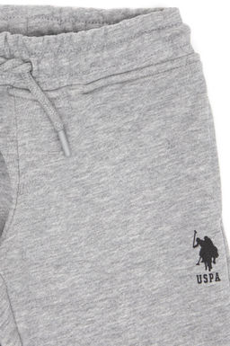 Серые меланжевые спортивные штаны для мальчика Неожиданная скидка в корзине - U.s. polo assn фото 4