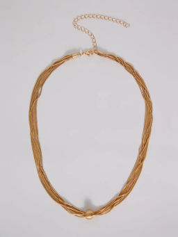 Многослойное украшение на шею / Zarina фото 2