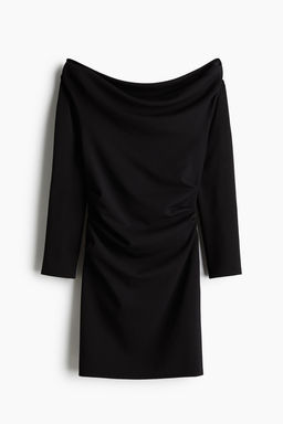 Vestido off-the-shoulder drapeado - H&m фото 4