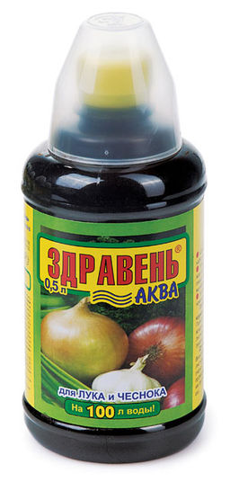 Здравень Аква Лук и Чеснок 0,5 л. (1/12шт) ВХ