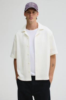 Camisa resort gofrada Loose Fit - H&m фото 3