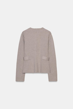 TWILL TOP WITH BUTTONS - Zara фото 7