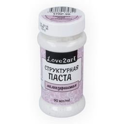 Love2art STRP-90 Структурная паста мелкозернистая 90 мл белый