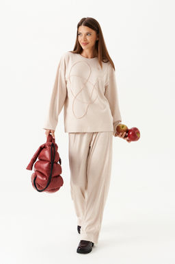 Новинка!комплект женский 2-х предметный (джемпер+брюки) - Elletto фото 4