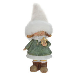 Фигурка декоративная "Девочка/Мальчик", L6 W5 H15 см, 2в.