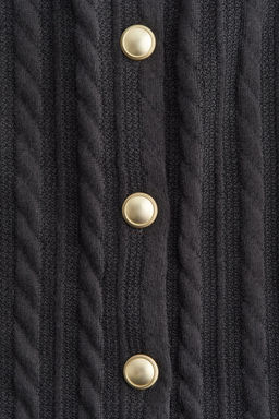 Cardigan en punto efecto trenzado - H&m фото 8