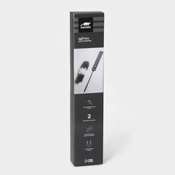 Щётка для пыли, плоская насадка 40×7.5 см, пушистая насадка 41×13 см, телескопическая ручка 230 см