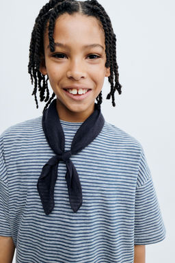 STORIESZ - CAMISETA RAYAS FLAM? LIGHT WEIGHT / Azul / Blanco - Zara фото 4