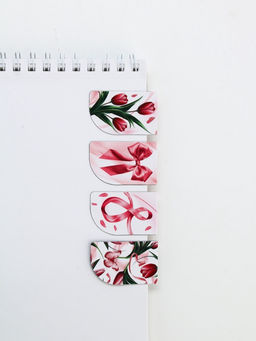 Подарочный набор С 8 марта!, ежедневник А5, магнитные закладки и ручка