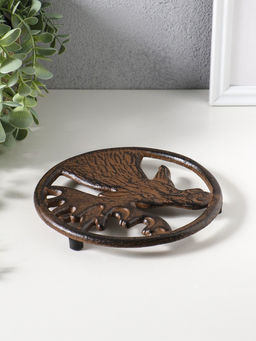 Сувенир чугун подставка "Лось" 16,5х16,5х1,5 см