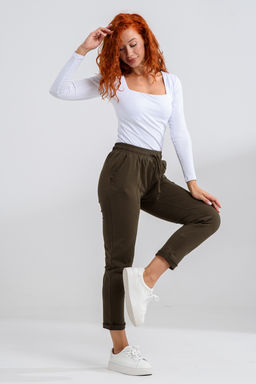 Брюки женские Натали 67168/1 из хлопка с эластаном  фото 10