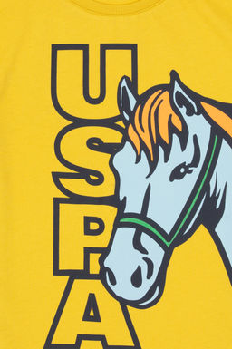 Erkek _ocuk Sar_ Bisiklet Yaka Ti__rt Sepette S_rpriz _ndirim - U.s. polo assn фото 3