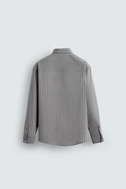 STRIPED TEXTURED SHIRT - Zara фото 8