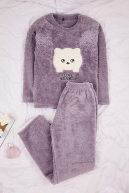Gri Animal Patchli Wellsoft Orme Pijama Tak?m? THMAW26PT00231 - Trendyolmilla фото 5